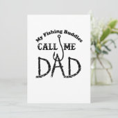 Vatertag Geschenk für Fischer Cooler Vater Karte (Stehend Vorderseite)