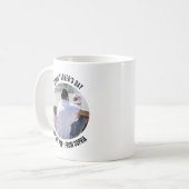 Vatertag Geschenk für Ihm, Gewohntes Foto Kaffeetasse (Vorderseite Links)