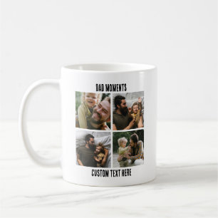 Vatertag Geschenk für Ihn, Angepasstes 4 Foto Kaffeetasse