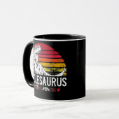 Vatertag Geschenk für Männer Unclesaurus Onkel Tasse (Vorderseite Links)