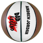 Vatertag Geschenk für Vater Basketball, Custom Vat Basketball (Vertikal)