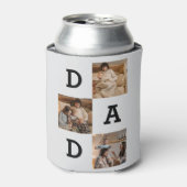 Vatertag Geschenk für Vater - Collage aus Foto | Dosenkühler (Kanne Vorderseite)