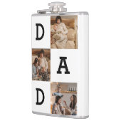 Vatertag Geschenk für Vater - Collage aus Foto | Flachmann (Links)