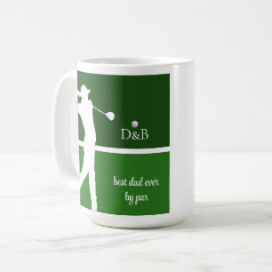Vatertag Geschenk Golf, bester Vater überhaupt von Kaffeetasse