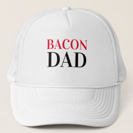 Vatertag Geschenk Idee Baseball BACON VATER Truckerkappe