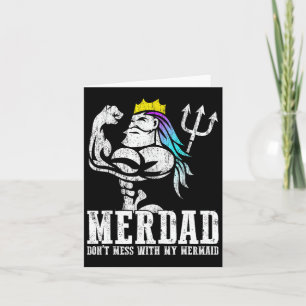 Vatertag Geschenk Merdad Dont Mess mit meiner Meer Karte