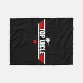 Vatertag Geschenk Onkel Geschenk von Nichte Neffe Fleecedecke (Vorderseite (Horizontal))