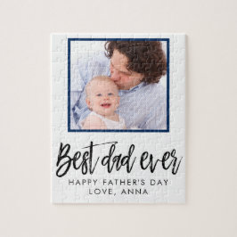 Vatertag Geschenk Personalisiert Bester Vater je Puzzle