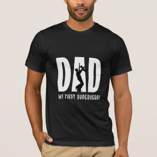 Vatertag Geschenk - Vater Mein erster Superheld T-Shirt