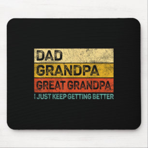 Vatertag Geschenk von Enkelkindern Papa Opa Großop Mousepad
