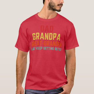 Vatertag Geschenk von Grandkids Vater Großer Opa T-Shirt