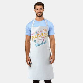 Vatertag Geschenk von Kindern Schürze