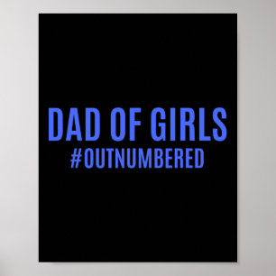Vatertag Geschenke von Kindern Ehefrau Vater von M Poster
