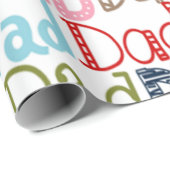 Vatertag Geschenkpapier (Rolleneckpunkt)