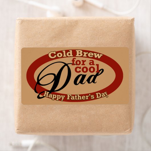 Vatertag Getränke- oder Bierflaschen-Etikett (Insitu)