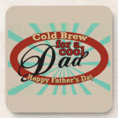 Vatertag Getränkeuntersetzer (Vorderseite)