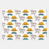 Vatertag Gewinner Vater Set Geschenkpapier Set (Vorderseite)