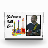 Vatertag Gitarre Vater Custom Foto (Vorderseite)