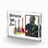 Vatertag Gitarre Vater Custom Foto (Rechts)