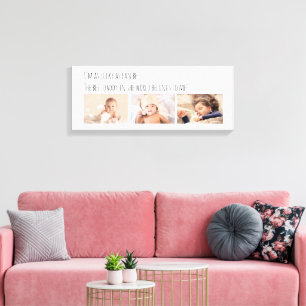 Vatertag Glückspilz Best Daddy Fotos Leinwanddruck