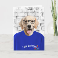Vatertag: Goldener Retriever im T - Shirt