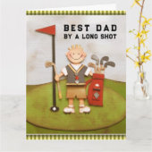 Vatertag Golf Karte (Gelbe Blume)