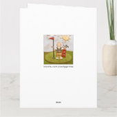 Vatertag Golf Karte (Rückseite)