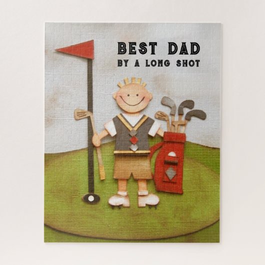 Vatertag Golf Papa Puzzle (Vertikal)