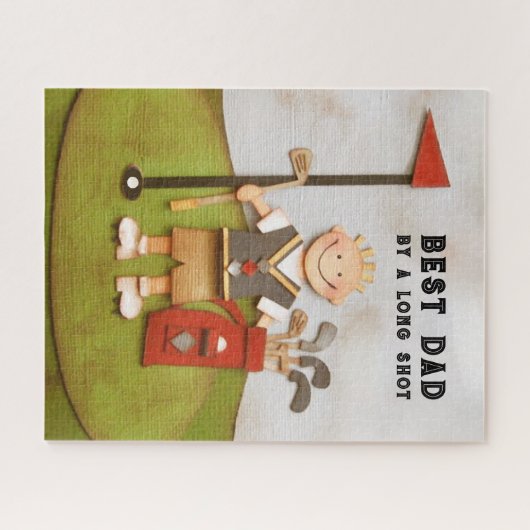 Vatertag Golf Vater Puzzle (Horizontal)