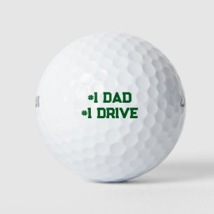 Vatertag-Golfbälle - #1 Vater, #1 Drive Golfball