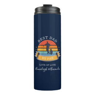Vatertag Golfer Bester Vater Par Novelty Thermosbecher