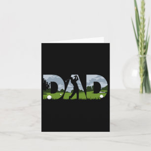 Vatertag Golfer Mens Golf Vater Karte