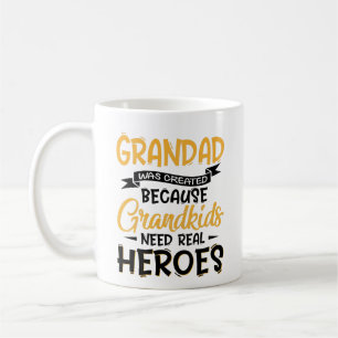 Vatertag Grandad wurde geschaffen Kaffeetasse