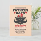 Vatertag GRILLEN Party Einladung (Stehend Vorderseite)