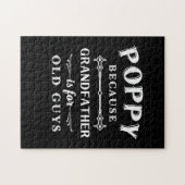 Vatertag | Großvater für alte Typ Puzzle (Horizontal)