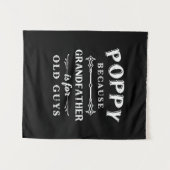 Vatertag | Großvater für alte Typ Wandteppich (Vorderseite (Horizontal))