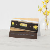 Vatertag Großvater, Level with You Card Karte (Gelbe Blume)