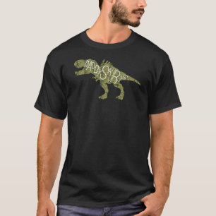 Vatertag - grüner Daddysaurus Dinosaurier T-Shirt