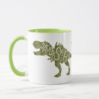 Vatertag - Grüner Daddysaurus Dinosaurier Tasse