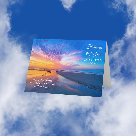 Vatertag Gruß aus dem Treibholz Karte