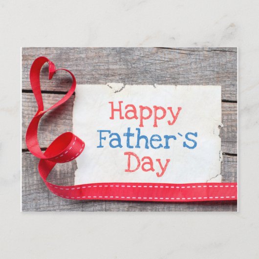 Vatertag Gruß Postkarte (Vorderseite)