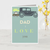 Vatertag Grußkarte Karte (Gelbe Blume)