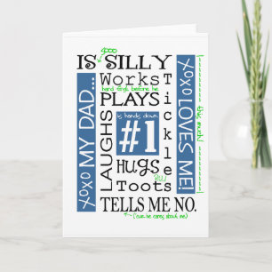 Vatertag Grußkarte/Mein Vater Karte