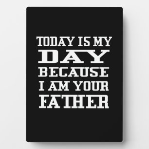 Vatertag Heute ist Papa Day Fotoplatte