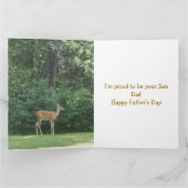 Vatertag Hirsch Karte (Innenseite)