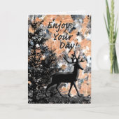 Vatertag Hirsch Karte (Vorderseite)