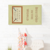 Vatertag Holz Zeichen Custom Banner (Insitu)