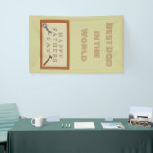 Vatertag Holz Zeichen Custom Banner (Messeveranstaltung)