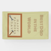 Vatertag Holz Zeichen Custom Banner (Horizontal)