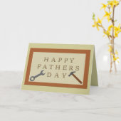 Vatertag Holz Zeichen Custom Karte (Gelbe Blume)